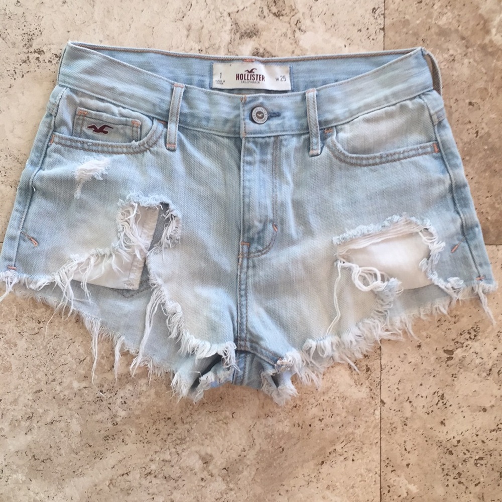 Hollister jean shorts